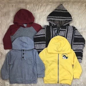 Toddler boy hoodies sweatshirts bundle lot
